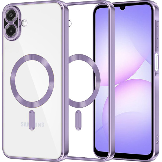 Techsuit - Luxury Crystal Magsafe - Samsung Galaxy A07 4G - Light Purple