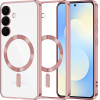 Techsuit - Luxury Crystal Magsafe - Samsung Galaxy S25 Fe - Pink