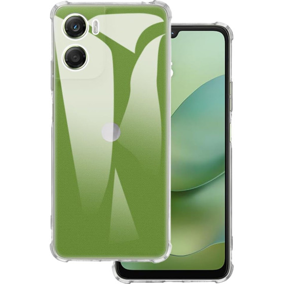 Techsuit - Shockproof Clear Silicone - Motorola Moto G06 - Clear