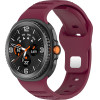 Techsuit - Watchband (W050) - Samsung Galaxy Watch8 40mm/Watch8 44mm/Watch8 Classic - Bordeaux