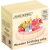 Iso Trade Wooden Birthday Cake - (14797-0)