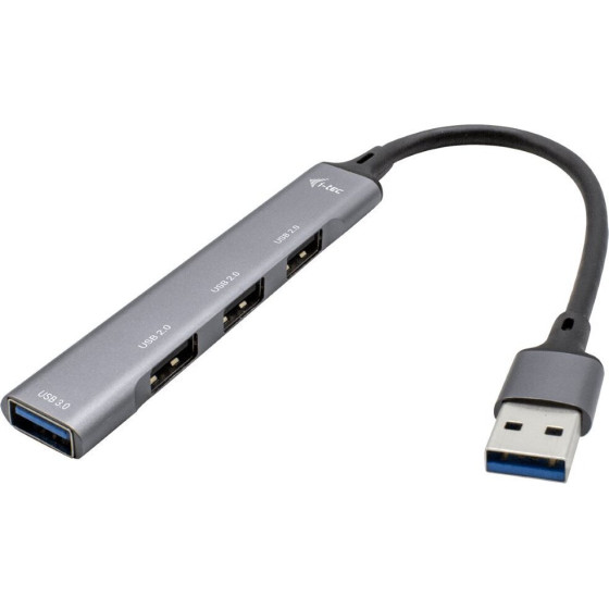 I-Tec Usb 3.0 Hub Metal 1x Usb 3.0 + 3x Usb 2.0 - (U3HUBMETALMINI4)