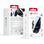 FORCELL F-Grip HS6 Car Holder With Wireless Charger With Glass And Air Vent Mount black