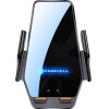 FORCELL F-Grip HS6 Car Holder With Wireless Charger With Glass And Air Vent Mount black