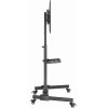 Gembird Tv Floor Stand With Caster Wheels (TILT) 32'-55' - (TVS-55T-01)