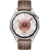 Huawei Smart Watch Gt 6 46MM 1.47'' ��������� (Grey Leather STRAP) Gr - (55020FTW)