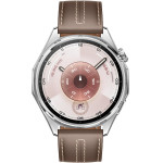 Huawei Smart Watch Gt 6 46MM 1.47'' ��������� (Grey Leather STRAP) Gr - (55020FTW)