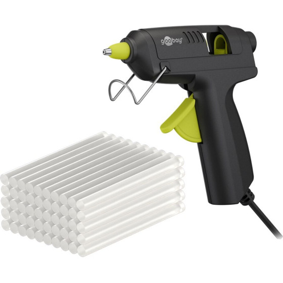 Goobay Tools Hot Glue Gun Advanced, 20 W, incl. 50 Glue Sticks