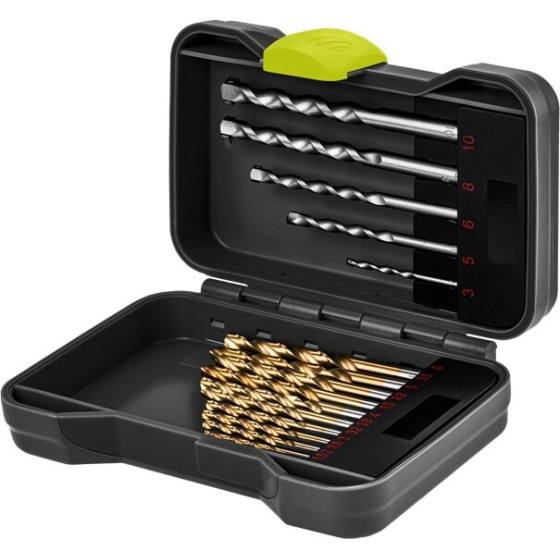 Goobay Tools Metal And Masonry Drill Bit Set, 17-Piece