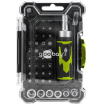 Goobay Tools Screwdriver Set With 43-Piece Bit Set