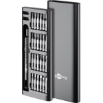 Goobay Tools Screwdriver Set With 48-Piece Precision Bit Set