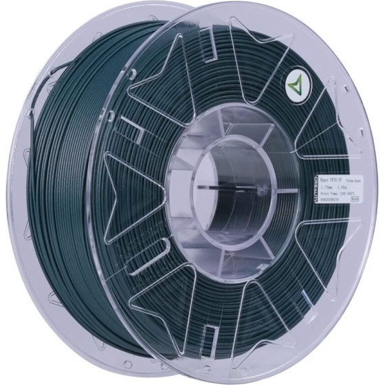 Creality Hyper PETG-Cf Ancient Wood Green Carbon Fiber 3D Printer Filament, High Strength, 1 Kg Spoo - (3301060043)