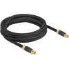 DeLock ������� ���� Toslink Gold plated, 3m, ����� - (86594)
