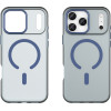 Hurtel Magnetic Abrasive Iphone 17 Pro Max Case Compatible With Magsafe - Matte Blue - (Magnetic Abrasive Series Matt Blue Iphone 17 Pro Max)