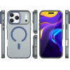 Hurtel Magnetic Abrasive Iphone 17 Pro Max Case Compatible With Magsafe - Matte Blue - (Magnetic Abrasive Series Matt Blue Iphone 17 Pro Max)
