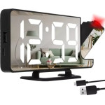 Izoxis Alarm Clock - Led Clock With Projector 19576 - (16294-0)