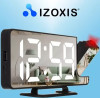 Izoxis Alarm Clock - Led Clock With Projector 19576 - (16294-0)