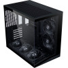 Lian Li O11D Mini V2 Flow Black - Atx Pc Gaming Case - 5x Fans - Improved Airflow - Gpu Support Brac - (G99.O11DMIV2FX.00)