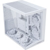 Lian Li O11D Mini V2 Flow White - Atx Pc Gaming Case - 5x Fans - Improved Airflow - Gpu Support Brac - (G99.O11DMIV2FW.00)