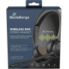 MediaRange Wireless Stereo Headset With Microphone & ENC, 400mAh battery, Black - (MROS307)