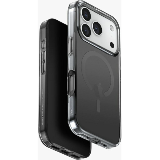 UNIQ Clario Case For Iphone 17 Pro Magclick Charging Black - (UNIQ-IP6.3P(2025)-CLARMSMK)