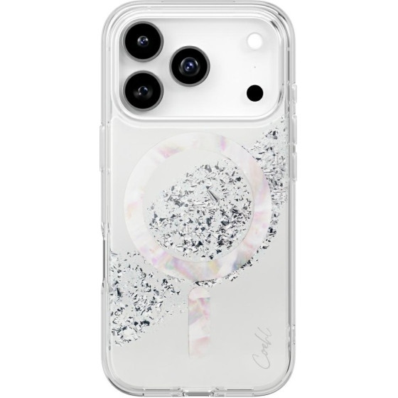 UNIQ Coehl Crystelle Case For Iphone 17 Pro Magnetic Charging Silver - (UNIQ-IP6.3P(2025)-CRYMSSIL)