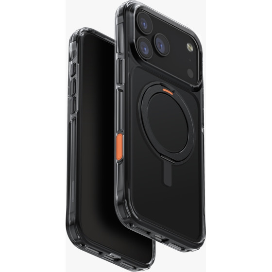 UNIQ Swivix Case For Iphone 17 Pro Max 360 Rotating Kickstand Black - (UNIQ-IP6.9P(2025)-SWVCBLK)