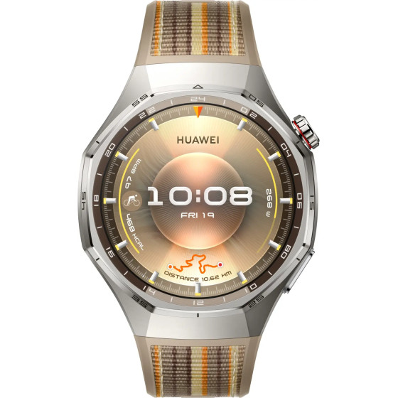 Huawei Watch Gt 6 Pro 46mm Brown Woven Strap - (55020FTS)