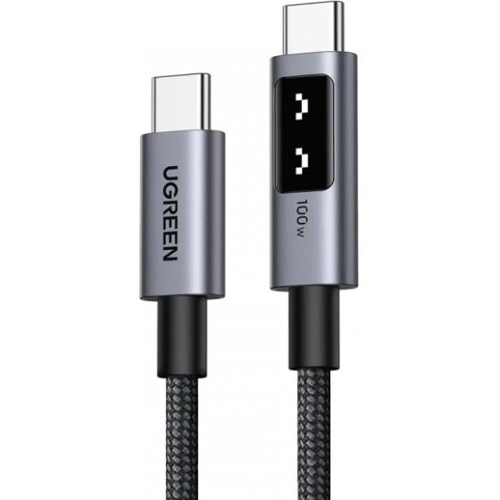 Ugreen USB-C To USB-C Cable L509, 100W, 5A, 0.5m, Grey