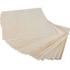 Creality Smart Laser Engraver Basswood Plywood 10x Sheets 3mm (30,4x30,4cm) Intelligent Recognition - (4007010218)