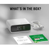 4sMarts Charging Station Desk Charger Gan Screen 100W 3xUSB-C+2xUSB-A White - (546100)