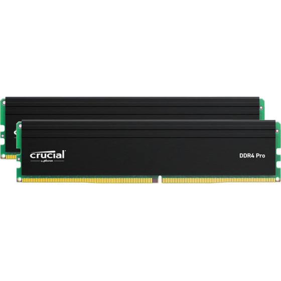 Crucial Pro DDR4-3200 Kit 32GB 2x16GB Udimm CL22 8Gbit/16GBit - (CP2K16G4DFRA32A)