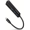 Axagon HMC-GL3A 3X USB-A + GLAN, Usb 3.2 Gen 1 HUB, METAL, 20CM USB-C CABLE
