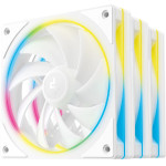 Deepcool Fan Pack 3-in-1 3x120mm - FL12 Se 3IN1 Wh - Luminous Halo Argb - (R-FL12SE-WHAPN3-G)