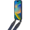 Red Bull Iphone 16 Pro 6.3 Hardcase Silicone Strap And Vertical Logo Magsafe Navy - (RBHMP16L24SISOLRV)