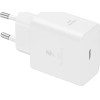 Samsung T4511 Pd 45W Wall Charger With USB-C/USB-C 5A Battery White - (EP-T4511XWEGEU)