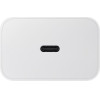 Samsung T4511 Pd 45W Wall Charger With USB-C/USB-C 5A Battery White - (EP-T4511XWEGEU)