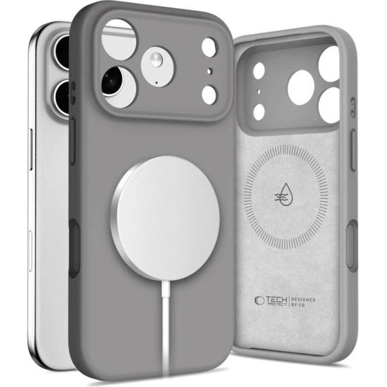 Tech-Protect Silicone Magsafe Iphone 17 Pro Max Dark GREY