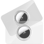 Dux Ducis card-Shaped Protective Case For Airtag 2 Pcs Transparent + black