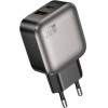Lamtech Dual Port Gan Charger PD30W Grey - (LAM980442)