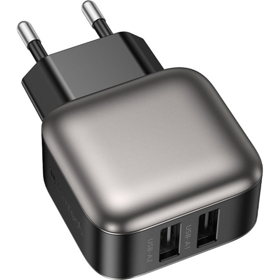 Lamtech Dual Usb Portable Charger 12W Grey - (LAM980480)