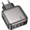 Lamtech Four Ports Gan Charger PD67W Grey - (LAM980428)