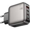 Lamtech Four Ports Gan Charger PD67W Grey - (LAM980428)