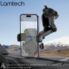Lamtech MULTI-Angle Clamping Car Holder For Smartphones Up To 7' Black - (LAM980541)