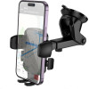 Lamtech MULTI-Angle Clamping Car Holder For Smartphones Up To 7' Black - (LAM980541)