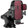 Lamtech MULTI-Angle Clamping Car Holder For Smartphones Up To 7' BLACK/Red - (LAM980558)
