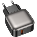 Lamtech Single Usb Portable QC3.0 Charger 18W Grey - (LAM980473)