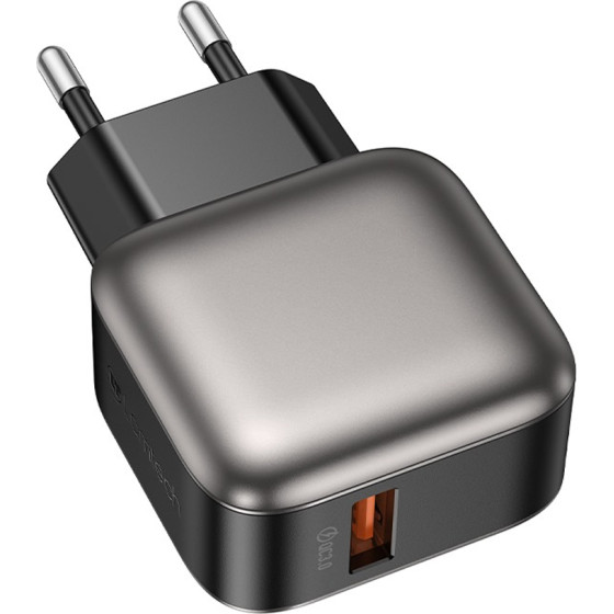 Lamtech Single Usb Portable QC3.0 Charger 18W Grey - (LAM980473)