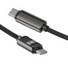 Lamtech TYPE-C To TYPE-C 3A High Power Display Charge & Data Cable 60W 1.2M Black - (LAM980688)