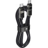 Lamtech TYPE-C To TYPE-C 3A High Power Display Charge & Data Cable 60W 1.2M Black - (LAM980688)